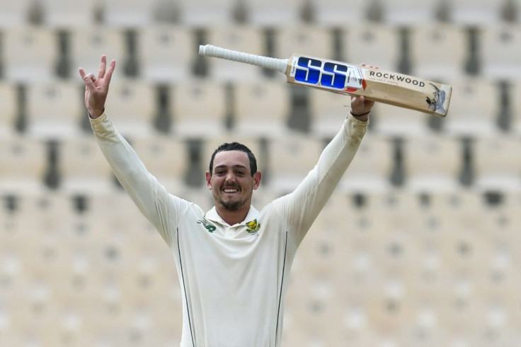 Relieved of the cares of captaincy, Quinton de Kock rediscovered his batting form and reached a century on Friday