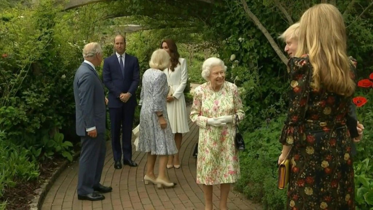 IMAGESQueen Elizabeth and Prince Charles, the Duchess of Cornwall and the Duke and Duchess of Cambridge join G7 leaders for an evening reception.
