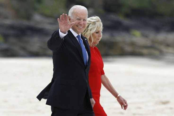 Mocked by Trump as 'Sleepy Joe', Biden has shown no lack of vim in his public appearances at the G7