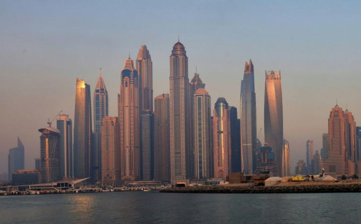 High-rise buildings at the Dubai Marina