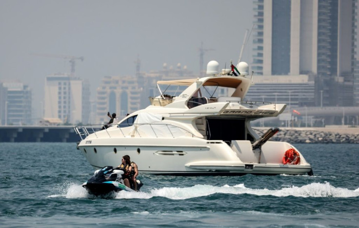 For the very wealthy in Dubai, food deliveries can be made to their yacht at sea by jet skis