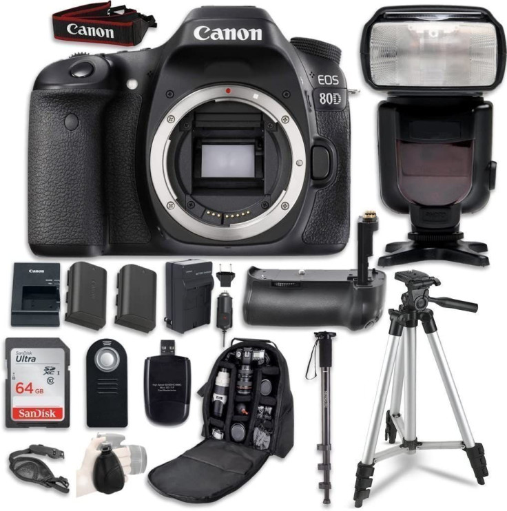 Canon EOS 80D Digital SLR Camera Bundle