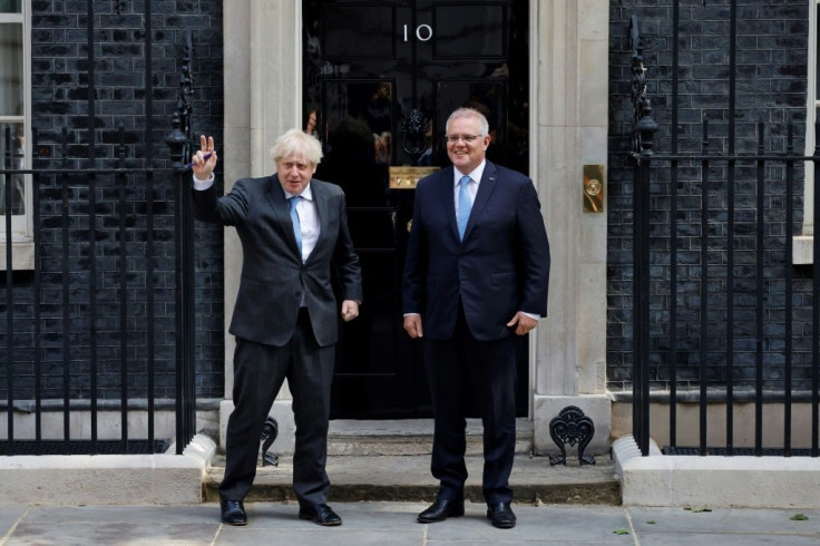 British Prime Minister Boris Johnson said the free trade deal "marks a new dawn in the UK's relationship with Australia".