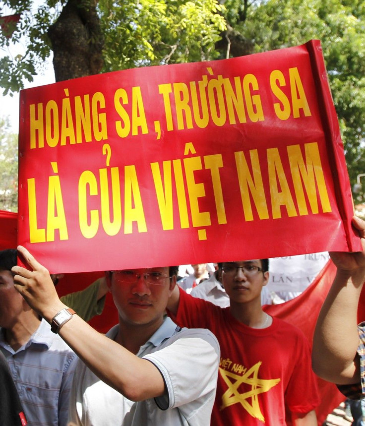 Anti-China protest in Vietnam.
