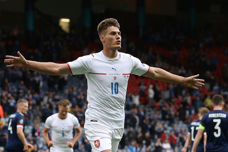 Patrik Schick scored both goals - including one for the ages - in the Czech Republic's 2-0 win over Scotland on Monday