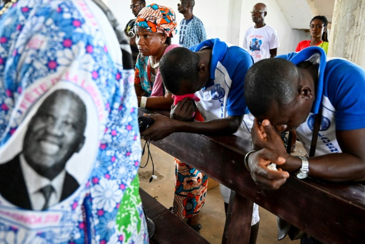 Prayers for reconciliation: Gbagbo's supporters say he does not plan to seek revenge