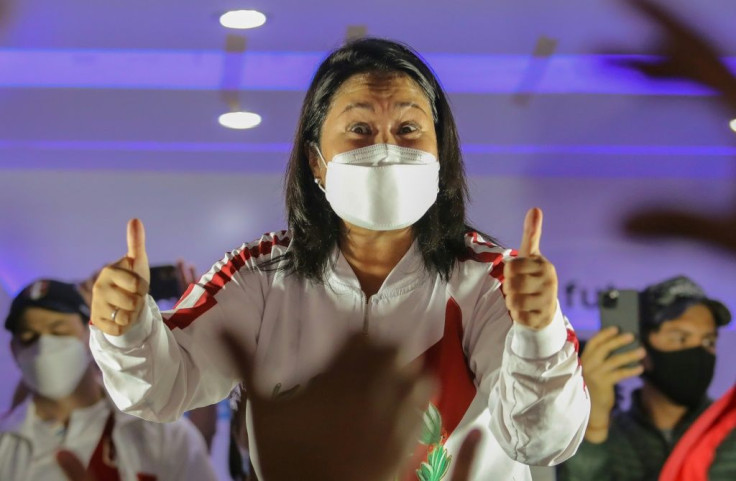 Rightwing candidate Keiko Fujimori faces an imminent corruption trial if she loses the presidential race