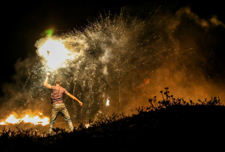 The demonstration triggered protests in the West Bank and Gaza Strip