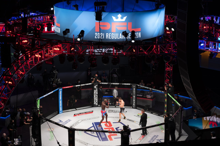 PFL Event inside Octagon