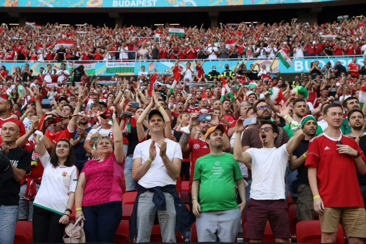 The Puskas Arena was packed for Hungary's game against Portugal