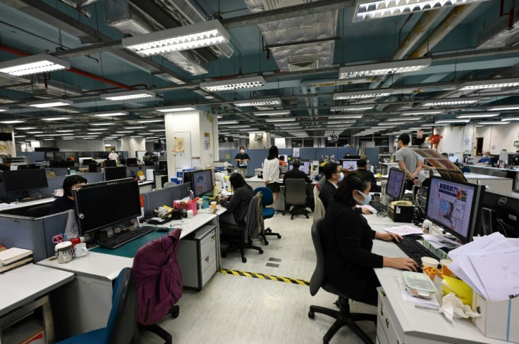 Police have raided the Apple Daily newsroom for a second time in the latest hammer blow to the outspoken tabloid