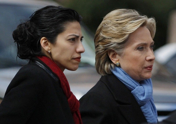 Huma Abedin and Hillary Clinton