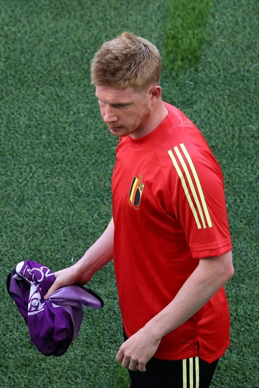 Returning De Bruyne arrives for training on Wednesday