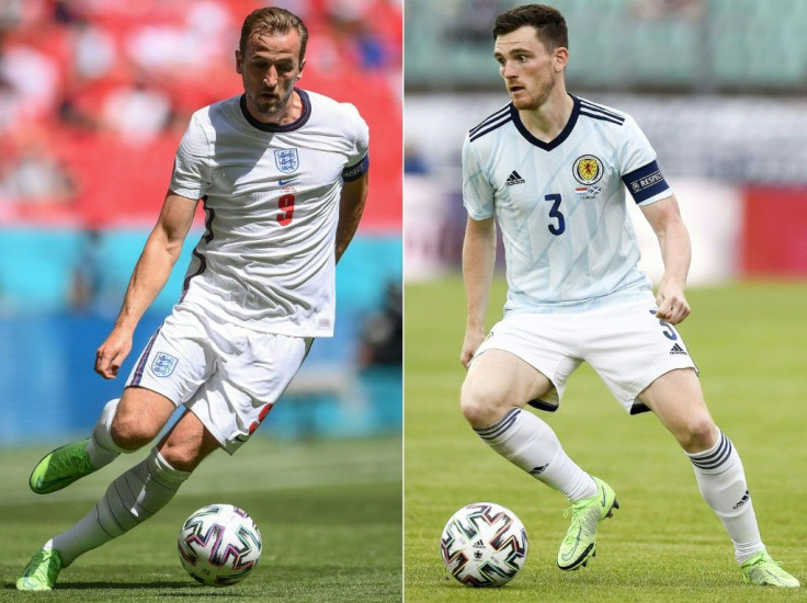 Old enemies: England face Scotland for just the second time at a major tournament on Friday