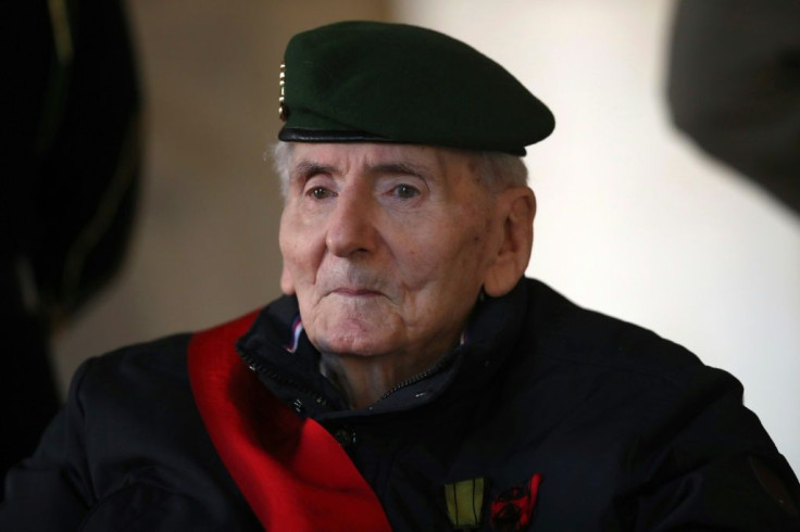 Hubert Germain, France's last surviving resistance hero, pictured in November 2020 in Paris