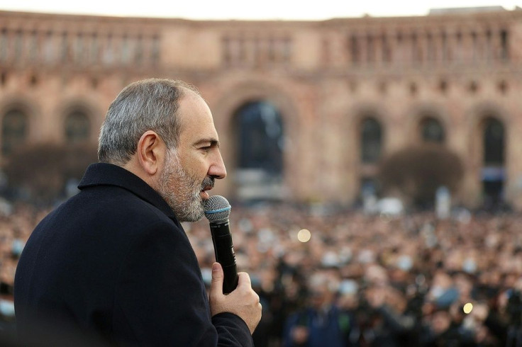 The Armenian prime minister is fighting for his political survival