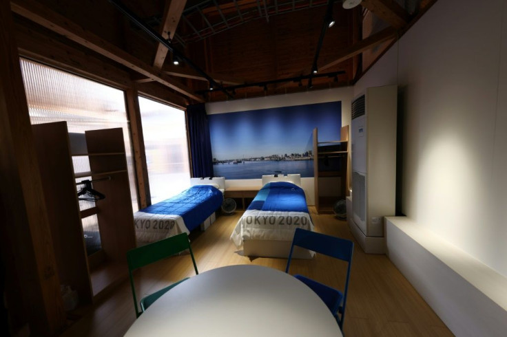 Beds at the Village are made out of recyclable cardboard
