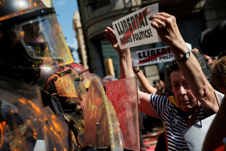 The jailed separatists became a focus of protests for Catalans
