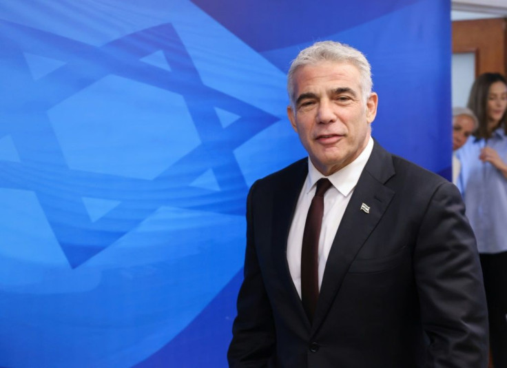 Israeli Foreign Minister Yair Lapid attended the first cabinet meeting of the new coalition government on Sunday and will undertake the country's first official ministerial visit to the UAE