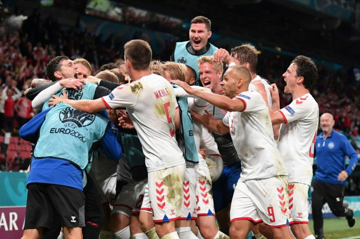 Denmark romped to a famous victory in Copenhagen