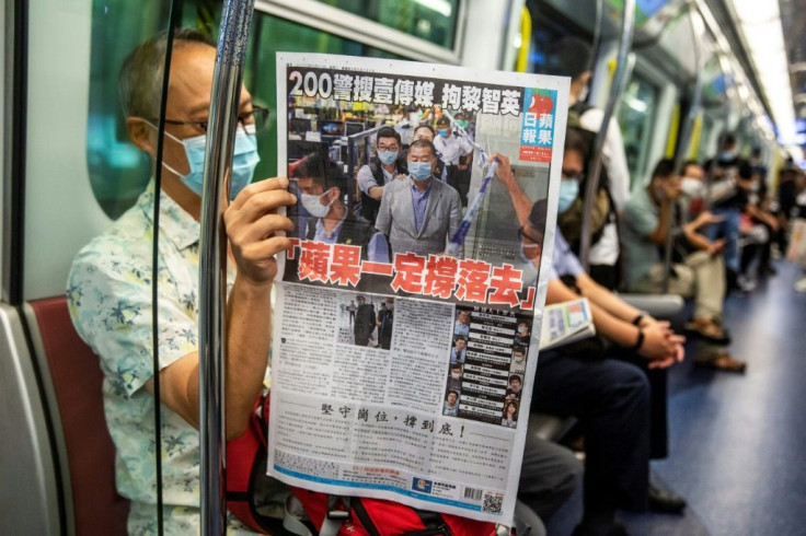 The Hong Kong government froze the assets of pro-democracy paper Apple daily last week under a new powerful security law