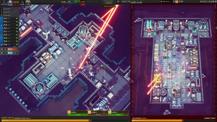 Industries of Titan features a ship-to-ship combat system similar to FTL
