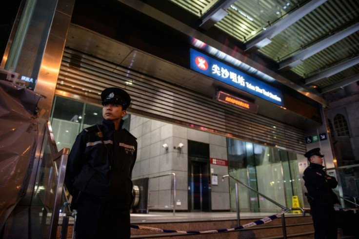 The confrontation at Tsim Sha Tsui subway station, part of which was recorded on video, occurred towards the end of the huge and often violent democracy protests that rocked Hong Kong in 2019