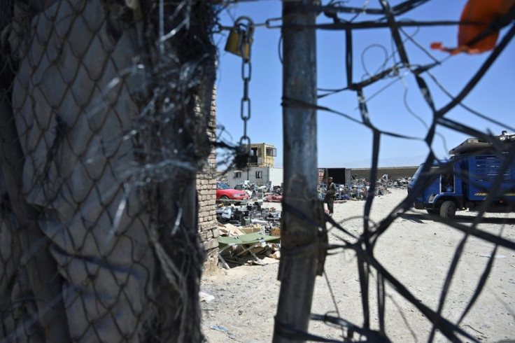 The Pentagon is vacating Bagram air base as part of the US troop withdrawal from Afghanistan, and tons of civilian equipment is being scrapped