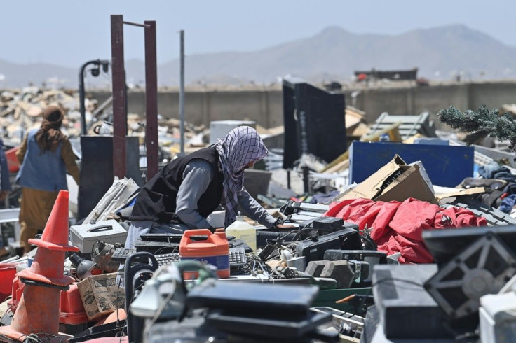 The US withdrawal from Bagram has resulted in a booming scrap business