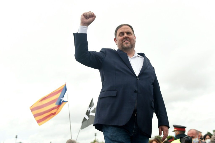 Oriol Junqueras, the prisoner serving the longest sentence of 13 years, was deputy head of the Catalan government at the time of the crisis