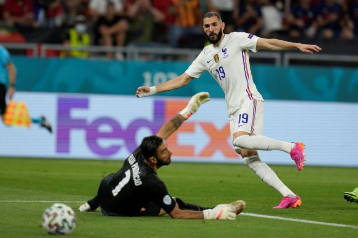 Karim Benzema scored his first goals for France since October 2015