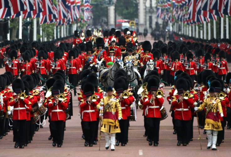 Queen Elizabeth II heads the multi-racial Commonwealth, an association of 54 countries with historical ties to Britain predominantly forged through imperialism