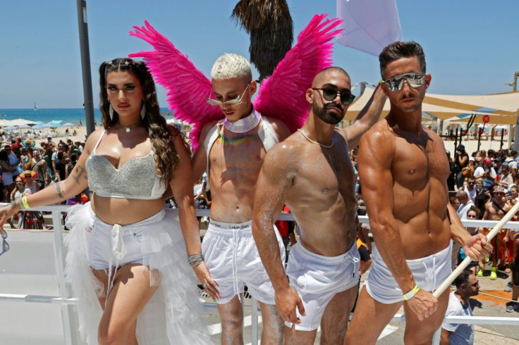 Thousands attended the first Tel Aviv pride event since before the Covid-19 pandemic