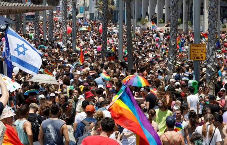 Friday's march took place despite the health ministry calling for masks to be worn at large outdoor gatherings amid a new spike in Covid-19 cases