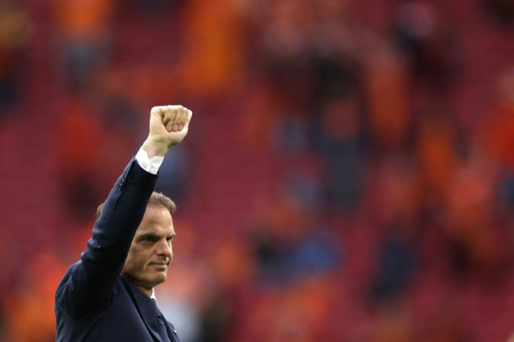 Netherlands' coach Frank de Boer has his sights set on winning the whole thing as his flamboyant 'Oranje' take on the Czech Republic in at the Puskas Arena in Budapest