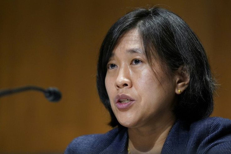 US Trade Representative Katherine Tai has said she will defend Washington's interests, and used the USMCA trade agreement to pursue a dispute against Canada's dairy industry