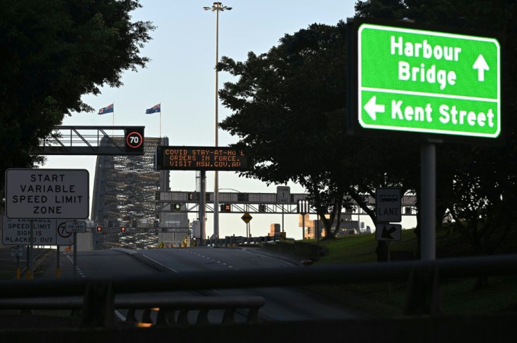 Sydney was quiet as a coronavirus lockdown kicked off