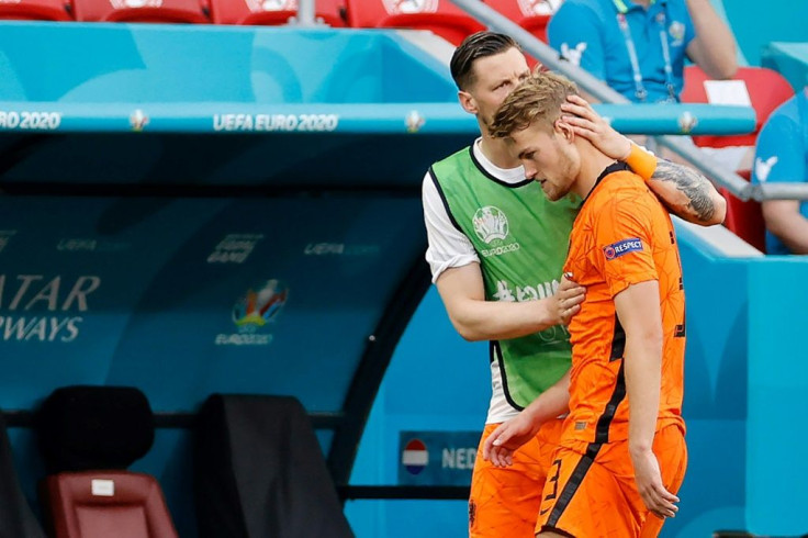 Matthijs de Ligt's red card cost the Netherlands dear as they were knocked out of Euro 2020