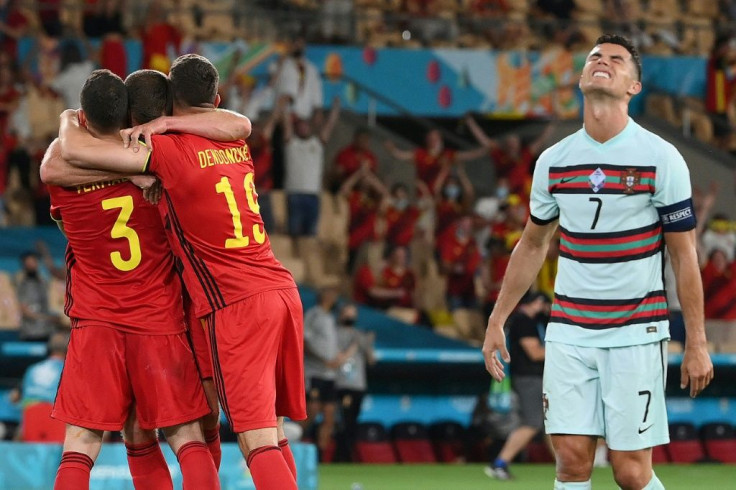 Cristiano Ronaldo and Portugal were dumped out by Belgium in Seville