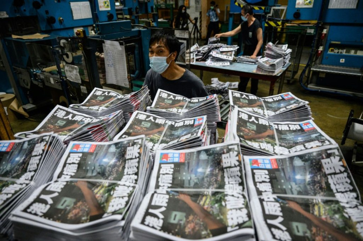 Hong Kong pro-democracy newspaper Apple Daily was forced to shut down after its assets were frozen under a national security law