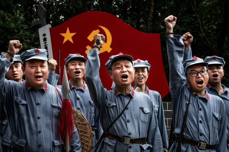 China's Communist Party has put a propaganda campaign into overdrive with movies, history tours and well-timed space missions