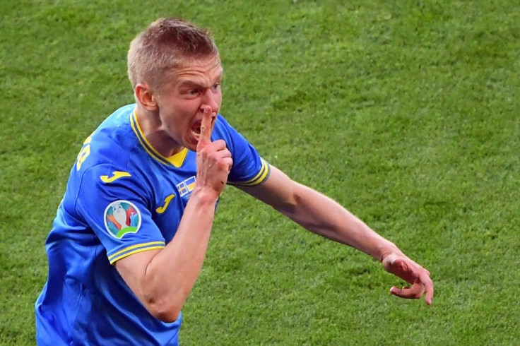 Oleksandr Zinchenko fired Ukraine into the lead against Sweden