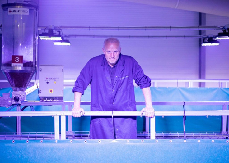 Fredrikstad Seafoods general manager Roger Fredriksen says: ""At sea, you depend on the almighty for many things. In a land-based farm, we are suddenly the all-powerful one".