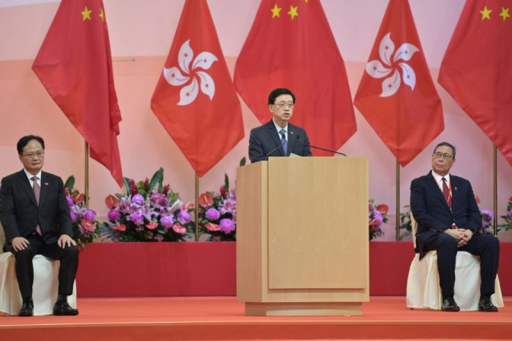 John Lee praised China's imposition of a sweeping national security law in Hong Kong