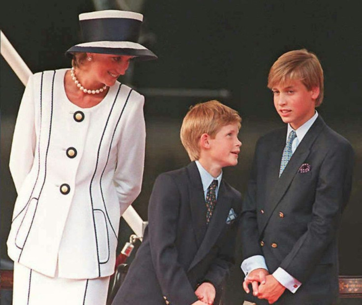 Diana, shown here with her sons in August 1995, died in 1997 aged 36 in a high-speed car crash in Paris