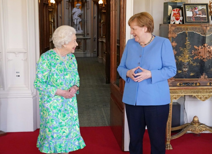 Merkel also met Queen Elizabeth II at Windsor Castle, weeks after meeting her at the G7 summit in Cornwall
