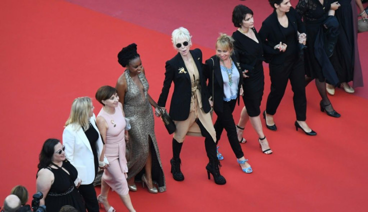 Women staged a mass protest at the 2018 Cannes festival over the lack of female representation, at the height of the 'Me Too' movement