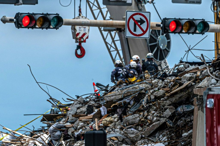 Hurricane-related weather would be bad news for the town of Surfside, near Miami, where rescuers are trying to dig out a collapsed condo building in search of survivors and bodies