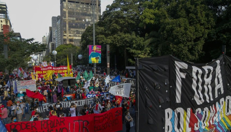 Thousands of Brazilians took part in anti-Bolsonaro protests like this one, in Sao Paulo, on July 3, 2021