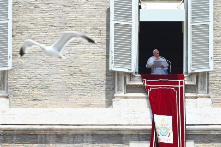 Pope Francis announced the visits from his window overlooking the crowds gathered on St Peter's Square